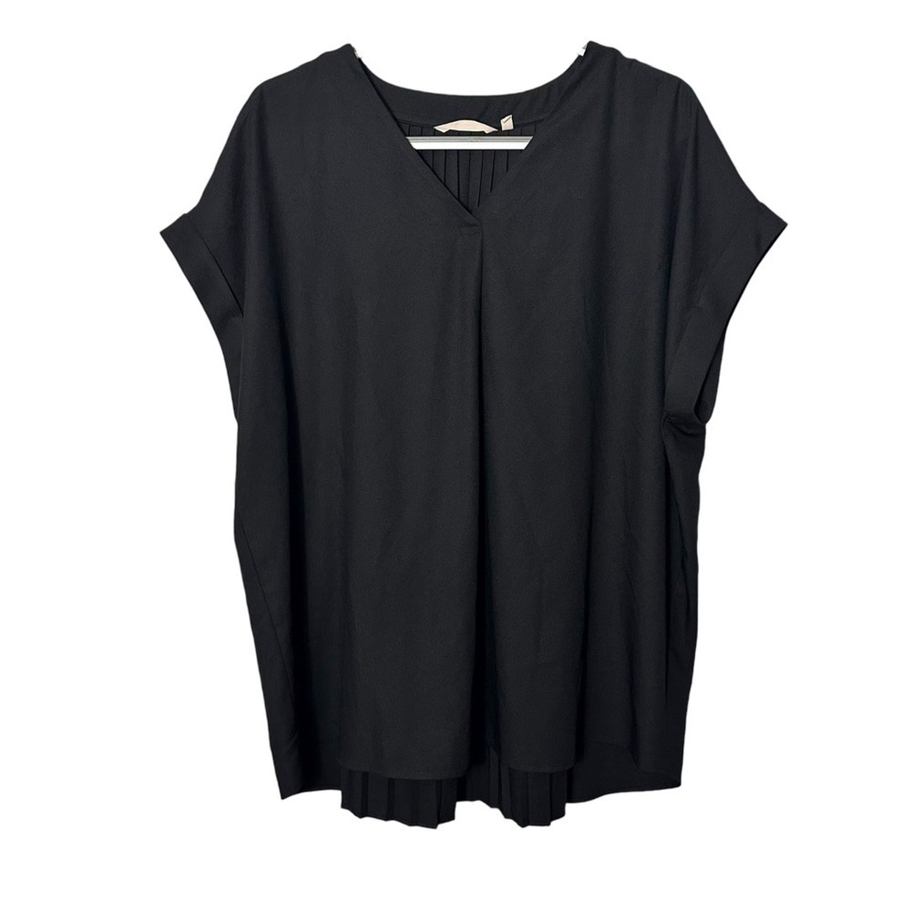 Soft Surroundings Black Blouse Top